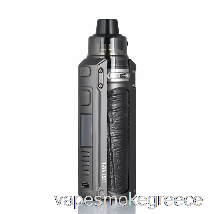 Vape Greece Lost Vape Ursa Quest 100w Pod Mod Kit Gunmetal / ανάγλυφο δέρμα